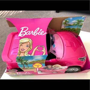 Barbie Convertible Car Pink_New